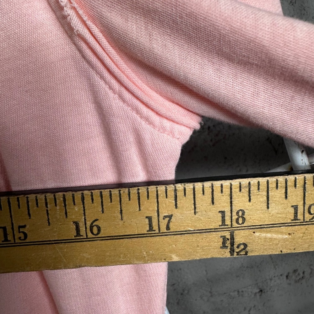 J.Crew Tissue T Pink Cotton Button Front Hoodie Cardigan XS soft lightweight - Picture 3 of 6